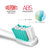 爱博尔(AIBOER)电动牙刷刷头 4支装少女粉款适配V6 V7 V8 V9系列 智能成人电动牙刷头 少女粉4支刷头(水晶蓝)第3张高清大图