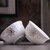 浩雅陶瓷碗具套装10只装景德镇骨瓷欧式米饭碗汤碗 金闺玉堂(白色)第2张高清大图