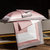 婵思100支澳棉布拉格绣花套件四件套新款床上用品套件(粉色 三件套)第2张高清大图