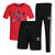 阿迪达斯春夏季新款运动套装男女三件套Adidas短袖t恤短裤长裤-网(黑色)第4张高清大图