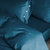 南极人60支长绒棉素色四件套纯棉被套床单床上用品四件套 月光蓝-青碧(月光蓝-青碧)第3张高清大图