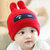 秋冬宝宝帽男童小孩棉胎帽0-3-6-12个月女童婴儿帽子新生儿帽子春(天蓝色)第5张高清大图