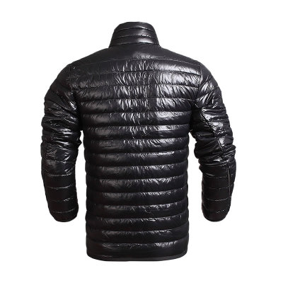 阿迪达斯羽绒服男装2016冬季运动休闲薄款保暖立领外套夹克AA1367(黑色 L)
