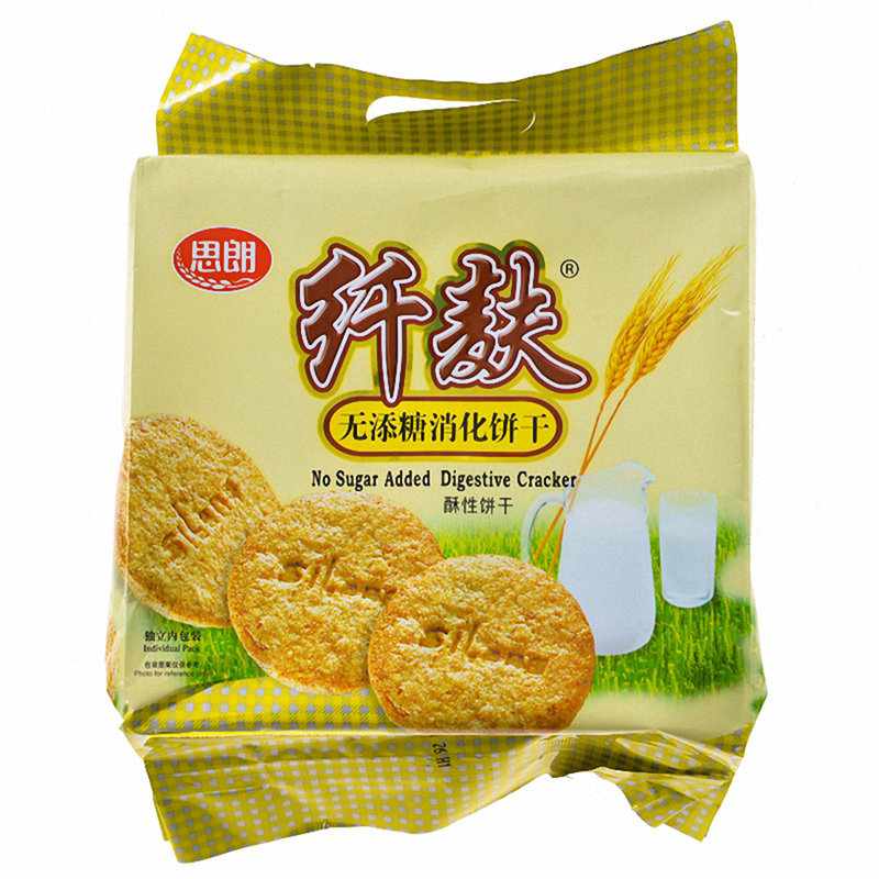 思朗纤麸无添糖消化饼干380g