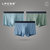 LPCSS品牌男士内裤60S莫代尔时尚纯色透气舒适夏季薄款四角平角裤(锆蓝+锆蓝+锆蓝 XL)第2张高清大图