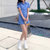 纯欲甜美减龄polo领连衣裙女夏季新款小个子韩系收腰显瘦短裙(XL 粉色)第5张高清大图
