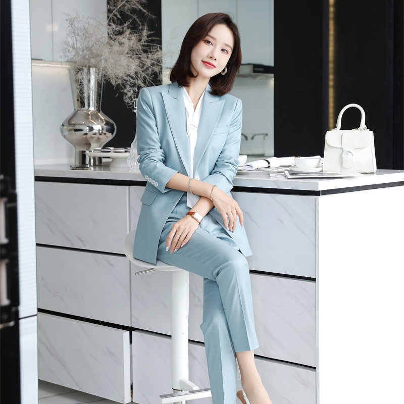 豪郡依西装套装女职业时尚气质西服职场工作装薄款公务员面试正装精品