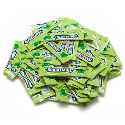 【真快乐自营】绿箭经典原味口香糖(约100片袋装)300g
