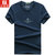 男式t恤短袖新款夏季纯色男装青年修身休闲圆领3592(灰色 4XL)第4张高清大图