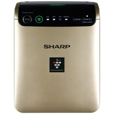 夏普（SHARP）FU-GEM1H-N/B车载空气净化器  金色/黑色 除烟除尘杀菌 除甲醛(金色)