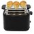 出口品质烤面包机家用三明治机早餐机双面吐司机小型全自动多士炉(白色+外置烤架（送三件套）)第5张高清大图