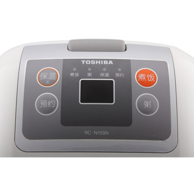 东芝（TOSHIBA）RC-N15SN电饭煲（4L 铝合金图层内胆 支持保温定时 内置蜂鸣器）