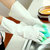 多色可选橡胶手套防水洗衣洗碗乳胶手套橡胶家务清洁手套薄清洁塑胶皮pvc手套（新疆西藏青海不发货）(粉色 S码)第3张高清大图