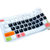 联想IdeaPad 510s 14 昭阳E42-80 YOGA 710 15笔记本键盘保护贴膜(MIIX5510s半透蓝)第4张高清大图
