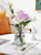 北欧创意ins风透明玻璃小花瓶水培干鲜花插花装饰品客厅家用摆件(中等)第3张高清大图
