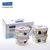韩国Glasslock原装进口钢化玻璃保鲜盒饭盒冰箱储存盒收纳盒家庭用礼盒套装(GL26-4AB四件套)第3张高清大图
