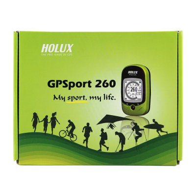 【真快乐自营 品质保证】Holux GR-260 GPS单车码表（绿色）