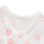 Emimi 爱米米 日本制造新生儿纯棉和尚服短款内衣2件套 0-3个月(新生儿（0-3个月） 粉小兔粉条纹)第2张高清大图
