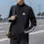Adidas阿迪达斯外套男 2022春秋季新款立领运动夹克GV5338(黑色 M)第3张高清大图
