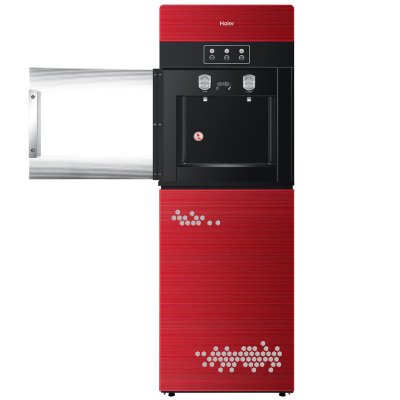 海尔立式双门温热型饮水机YR1568（红色）