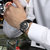 名仕爵（MSTRE)手表 男士全自动机械镂空皮带防水时尚男士腕表(棕皮间金白面)第4张高清大图