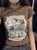 SUNTEKhiphop潮牌短袖t恤女春夏季2022年新款修身显瘦学生短款纯欲上衣(XL 咖色)第7张高清大图