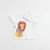 marcjanie马克珍妮2019新款夏装男童时尚大象斑马纯棉T恤 宝宝T恤19202(100(4T建议身高100cm) 大狮子)第2张高清大图