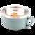 家用切碎器料理机淘米沥水篮不锈钢盆筛碗盆套装(NOKA-20652蓝 默认)第5张高清大图