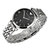 阿玛尼手表超薄时尚休闲潮流钢带黑盘石英男士手表AR1676(黑色 钢带)第3张高清大图
