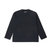 Skechers斯凯奇卫衣女款撞色字母长袖T恤衫运动休闲上衣L419W074(深黑色)第3张高清大图