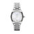阿玛尼(ARMANI)手表时尚新款圆形钢表盘日历白色皮带石英女表AR0377 AR0378(AR0379)第2张高清大图