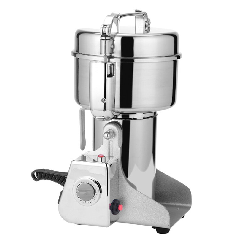 药材粉碎机摇摆式小型不锈钢电动研磨机家用商用超细精细打粉机磨坊