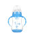 【两只装】运智贝婴儿奶瓶带手柄宽口pp感温变色奶瓶宝宝用品(粉加蓝 320ml+320ml)第4张高清大图