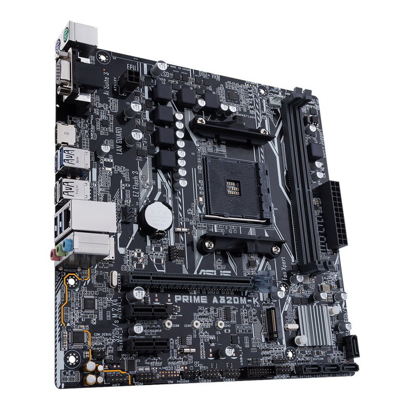 华硕(asus)prime a320m-k 主板(amd a320/socket am4)