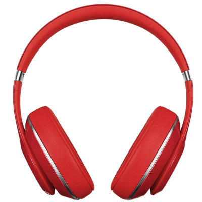 Beats Studio Wireless 录音师蓝牙无线版 头戴包耳式耳机 Hi-Fi降噪 红色 带麦双模【真快乐自营，品质保证】