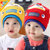 春季新款男女宝宝帽子 儿童帽子秋冬套头棉帽 韩版婴儿帽子护耳帽0-1-2岁(天蓝色)第5张高清大图