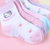 凯蒂猫女童袜子夏款透气袜保暖棉袜儿童小女孩学生短袜宝宝(大红 KT02D30008)第3张高清大图