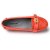 动感酷牛2013春季新款真皮单鞋平跟舒适休闲鞋8835(橘色 35)第5张高清大图