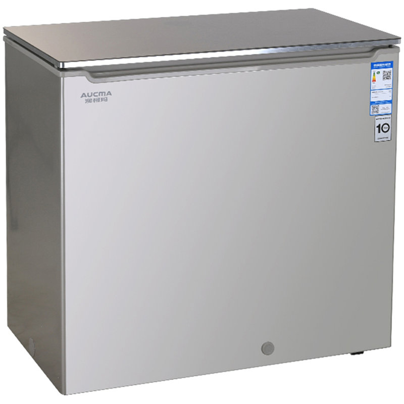 澳柯玛aucma206升冷柜pcm钢板内胆顶开单门bcbd206gex香槟金