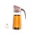 家用厨房玻璃油壶 大容量防止漏油防尘防漏玻璃油瓶酱油醋调料瓶(绿色630ml)第8张高清大图