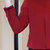 VEGININA 韩版长袖立领打底衬衣OL雪纺衫 3272(酒红色 XXL)第5张高清大图