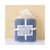 高密珊瑚绒毛巾美容巾结婚回礼伴手礼包装磨砂棉带十字架(北欧蓝)第7张高清大图