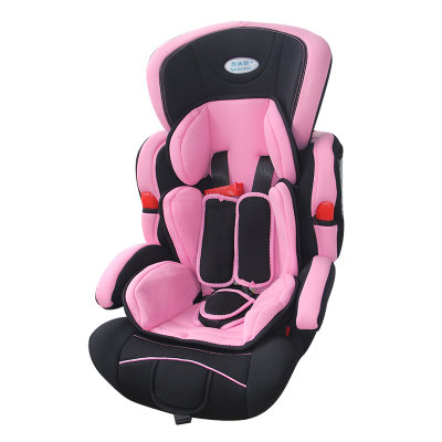 西博恩德国工艺六重防护国家专利安全可靠9个月-12岁汽车儿童安全座椅SIEBORN-CS208(粉色)