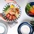 日式汤碗拉面碗套装家用大号吃面碗宽口斗笠碗8英寸釉下彩陶瓷碗(千叶草8英寸汤碗（面碗）)第4张高清大图