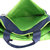 天色手提休闲包 时尚大容量双层帆布文件袋(蓝色)第5张高清大图