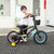 永久（FOREVER）儿童自行车男女款小孩单车脚踏车儿童自行车宝宝童车12寸/14寸/16寸/18寸(黑色 12寸)第4张高清大图
