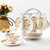 欧式骨瓷咖啡杯英式咖啡具套装个性创意陶瓷茶具套装花茶杯送架子(木棉花(带内花)6杯碟+收纳架+6个)第4张高清大图