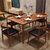 夏树 实木餐桌餐椅套装组合M9060(胡桃色 单桌/1.38米)第5张高清大图