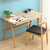 物槿 实木书桌电脑桌LXPT-01(原木色单桌+椅子 140cm)第2张高清大图