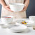 韩式餐具碗碟套装家用轻奢韩版盘子碗组合北欧网红ins风碗盘(意形小汤勺)第2张高清大图